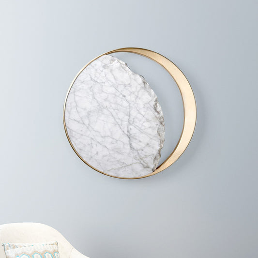 Lampe LED murale en marbre